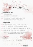 wynajmę salę zabiegową (wynajem dzienny/ godzinowy/ cykliczny)